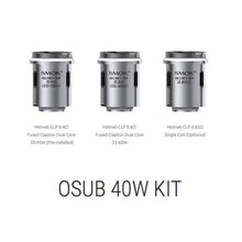 Load image into Gallery viewer, SMOK OSUB 40W TC Mod Starter Kit w/ Helmet Mini Tank