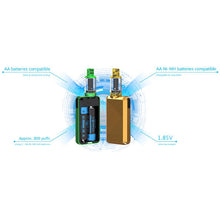 Load image into Gallery viewer, Joyetech Batpack Starter Kit w/ Joye ECO D16 Tank Atomizer (uses AA battery)