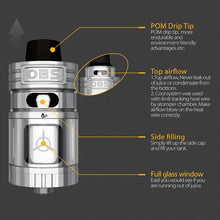 Load image into Gallery viewer, OBS Engine RTA Rebuildable Tank Atomizer (dual post)
