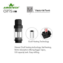Load image into Gallery viewer, Airistech Airis MW Pod Mod 2-in-1 Vape Pen for Wax/Oil Concentrates (350mAh)