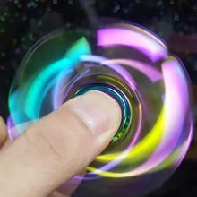 Load image into Gallery viewer, Rainbow Fidget Spinner Spectrum Tri-Spinner