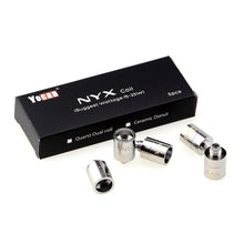 Load image into Gallery viewer, Yocan NYX Coils, QDC Quartz Dual Coil or Ceramic Donut (5 pack)