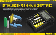 Load image into Gallery viewer, Nitecore D4 Universal Battery Charger Intellicharger 4-Bay LCD Display
