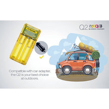 Load image into Gallery viewer, Nitecore Q2 Charger 2-Bay Li-ion/IMR Quick Battery Charger
