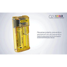 Load image into Gallery viewer, Nitecore Q2 Charger 2-Bay Li-ion/IMR Quick Battery Charger
