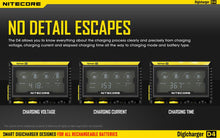 Load image into Gallery viewer, Nitecore D4 Universal Battery Charger Intellicharger 4-Bay LCD Display
