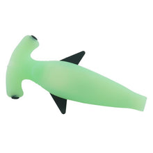 Load image into Gallery viewer, Silicone Shark Pipe with Removable Glass Bowl
