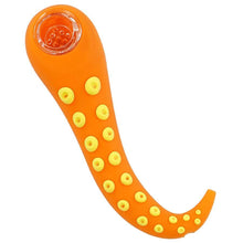 Load image into Gallery viewer, Squid Design Silicone Hand Pipe w/ Glass Bowl
