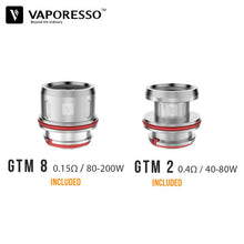 Load image into Gallery viewer, Vaporesso GTM Core Coils for Cascade Tank (3 Pack)
