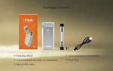 Load image into Gallery viewer, Yocan Flick Concentrate Cartridge Vape &amp; Juice Box Mod Kit (650mAh)
