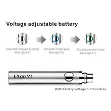 Load image into Gallery viewer, Yocan EXgo W3 Wax Pen Vaporizer Kit
