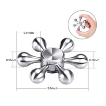 Load image into Gallery viewer, Molecule Fidget Spinner w/ 6-Node Hexagonal Detachable Arms
