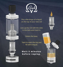 Load image into Gallery viewer, Innokin iSub-V Tank Atomizer 3ml w/ 0.5ohm TC Subohm Coils
