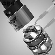 Load image into Gallery viewer, OBS Frost Wyrm RDTA Rebuildable Tank Atomizer (RBA/RTA)
