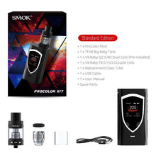 Load image into Gallery viewer, SMOK ProColor Mod Kit w/ 225W TC Mod + TFV8 Big Baby Tank Atomizer
