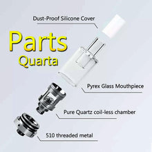 Load image into Gallery viewer, Spark Quarta Glass Cup Wax/Oil Concentrate Coil Atomizer
