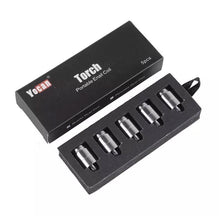 Load image into Gallery viewer, Yocan Torch Coils, QDC Quartz Dual Coil or Pancake Dual Coil (5 pack)
